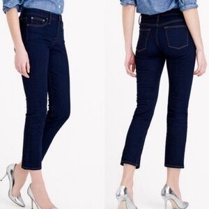 J. Crew Size 28 Dark Wash Mid Rise Vintage Cropped Jeans